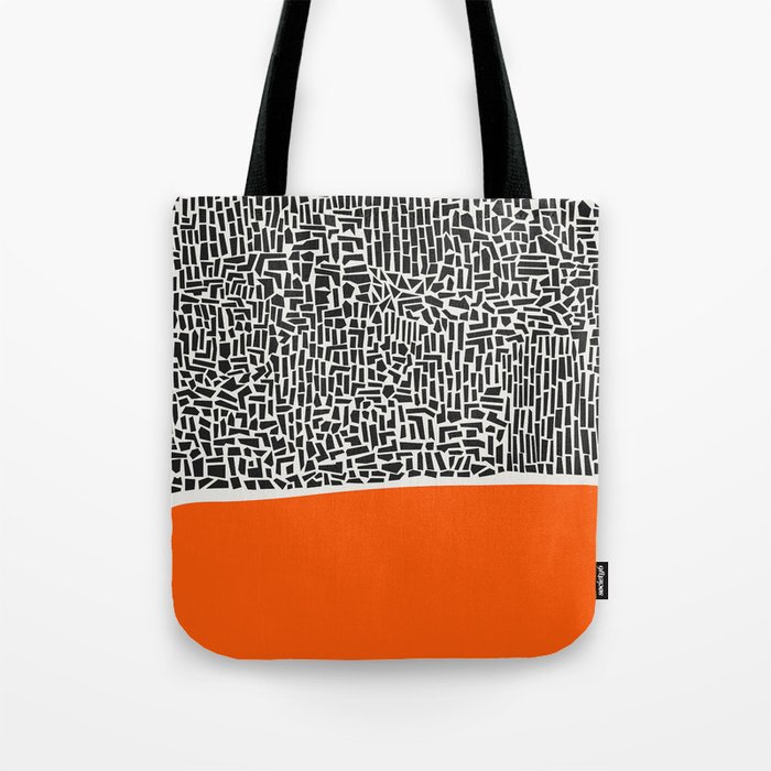 City Sunset Abstract Tote Bag