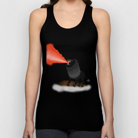 Black Lion Roar Unisex Tank Top