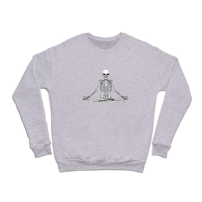 Meditation Skeleton Crewneck Sweatshirt