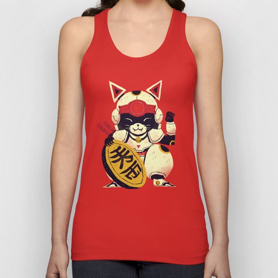 fortune pizza cat Unisex Tank Top