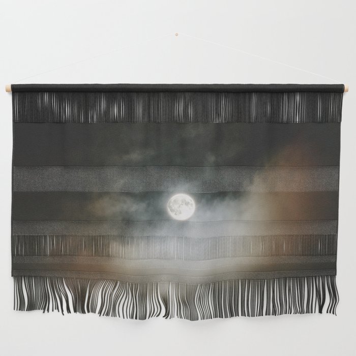 Moon | Nature and Landscape Photography Wall Hanging