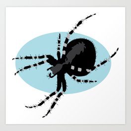 Are you affraid of spiders? Art Print | Graphicdesign, Arachnophobia, Spider, Digital, Fang 