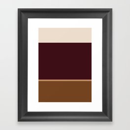 Contemporary Color Block XXV Framed Art Print