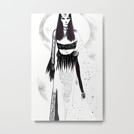 Moongazer Metal Print | Doll, Goth, Creepy, Vengeance, Anime, Beauty, Gothic, Magic, Grunge, Demon 