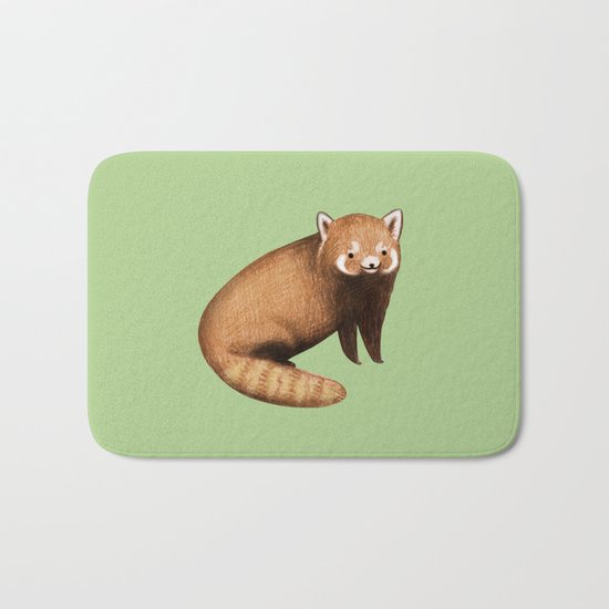 Red Panda Bath Mat