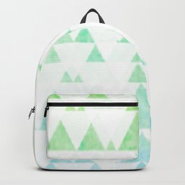 pastel triangles Backpack