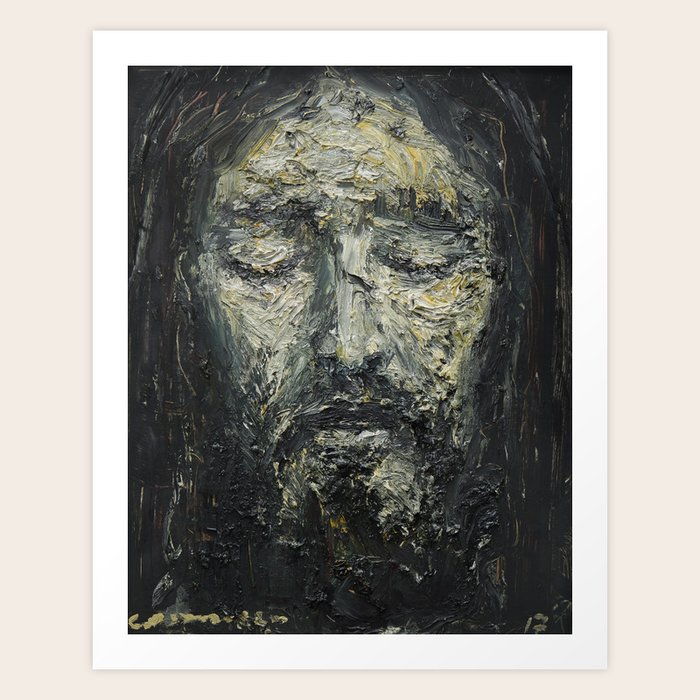 Holy Face Of Our Lord Jesus Christ Art Print By Castrillo