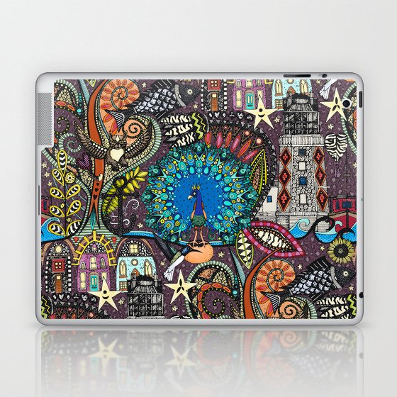 fantastical dreams aubergine Laptop & iPad Skin