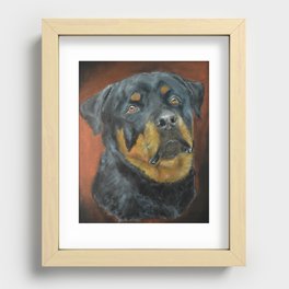 The Rottweiler Recessed Framed Print