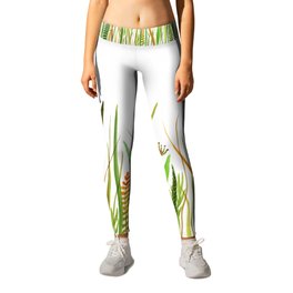 Prairie Watercolor by Robayre Leggings