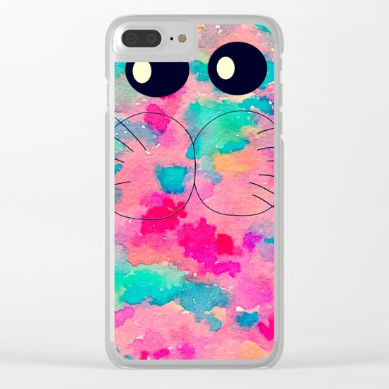 cat-79 Clear iPhone Case