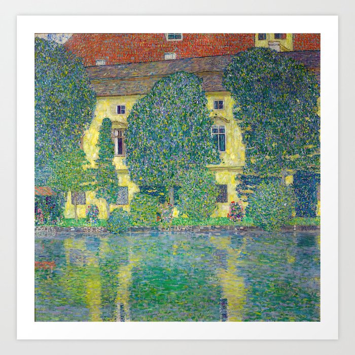 Gustav Klimt - Schloss Kammer am Attersee III Art Print