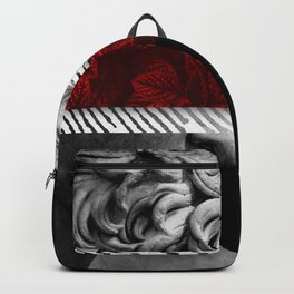 I Was Forced To Be A Tyrant Backpack | Sculpture, Vaporwave, Graphicdesign, Leaves, Trippy, Roman, Pattern, Nature, Colortheory, Aesthetic 