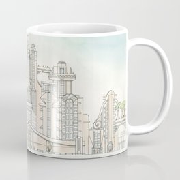 Art Deco Castle Coffee Mug