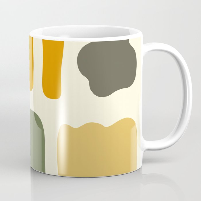 Abstract shapes colorblock collection 3 Coffee Mug