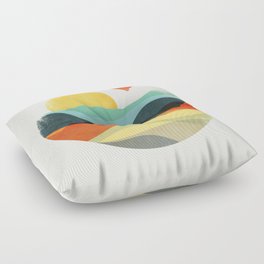 Let the world be your guide Floor Pillow
