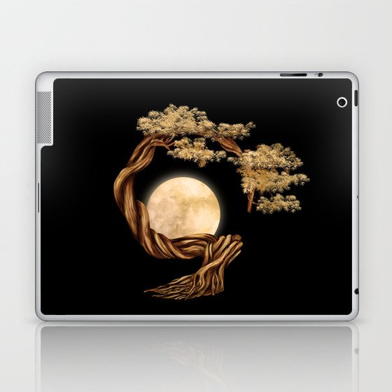  Enso Zen Circle Bonsai Tree  Laptop & iPad Skin