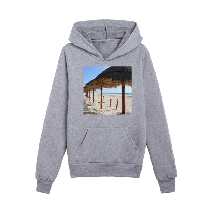 Relaxing Beach Kids Pullover Hoodie