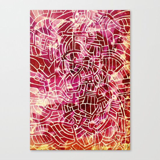 - red palace - Canvas Print