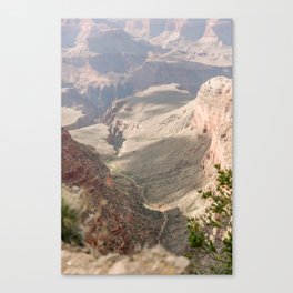 The Valley of Shadow and Light Canvas Print