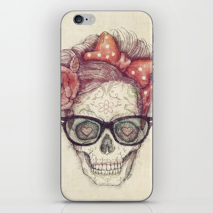 Hipster Girl is Dead iPhone Skin