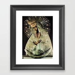 Our Lady Gate of Dawn Virgin Mary of Sharp Gate Madonna without Child Christmas Gift Religion Art Framed Art Print