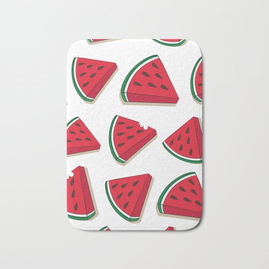 Watermelon Pattern Bath Mat