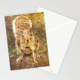 Squirrel hopes Stationery Cards