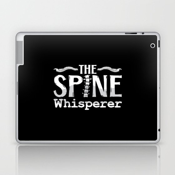 Chiropractic The Spine Whisperer Chiropractor Laptop & iPad Skin