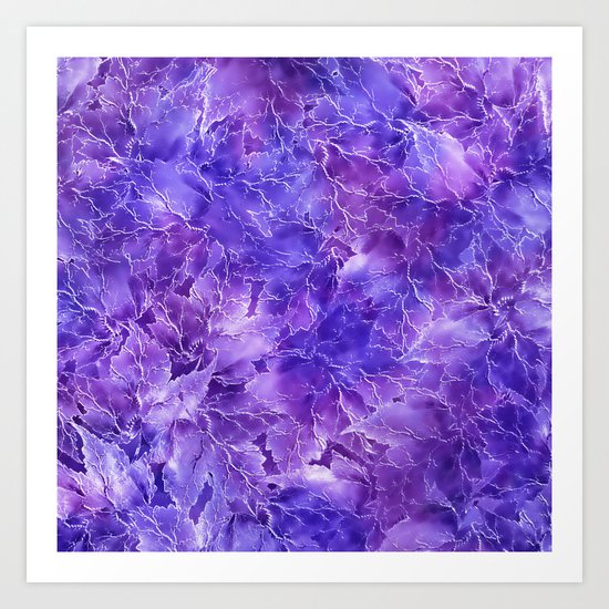 Frozen Leaves 20 Art Print