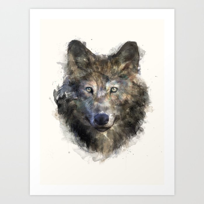 Discover the motif WOLF // SECURE by Amy Hamilton as a print at TOPPOSTER