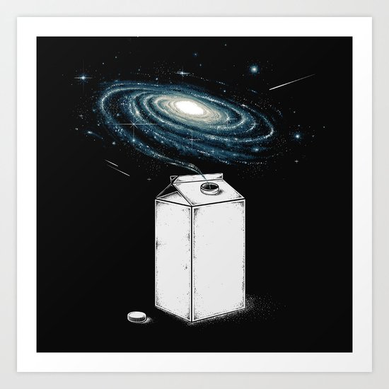 Milky Galaxy Art Print