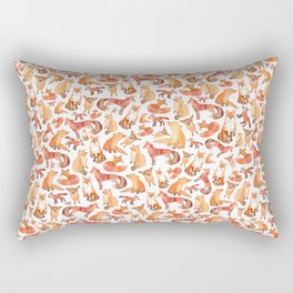 Fox Pattern Rectangular Pillow