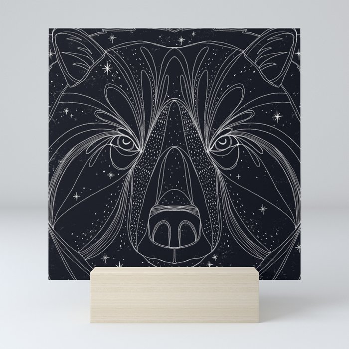 Bear Sky Mini Art Print