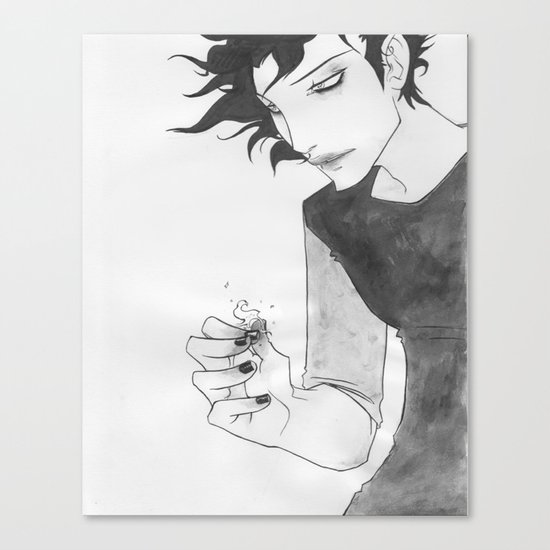 Gaki - Sumi-e Canvas Print