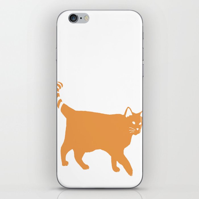 Orange Cat iPhone Skin