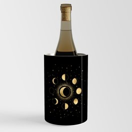 Gold Moon Phases  Wine Chiller
