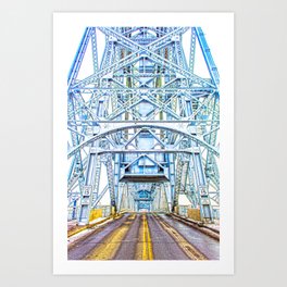 Lift Bridge Art Print