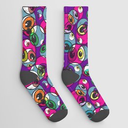 Psychedelic Eye Balls Socks