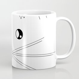 Minimalist Cat Coffee Mug