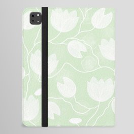 Lotus Vine-Green iPad Folio Case