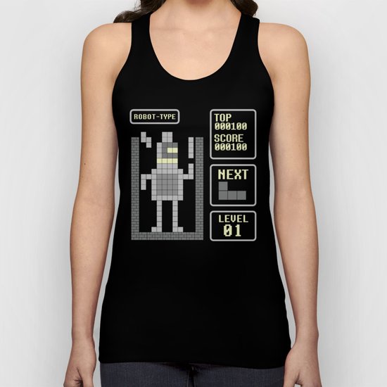 TETRIS: Robot Type Unisex Tank Top