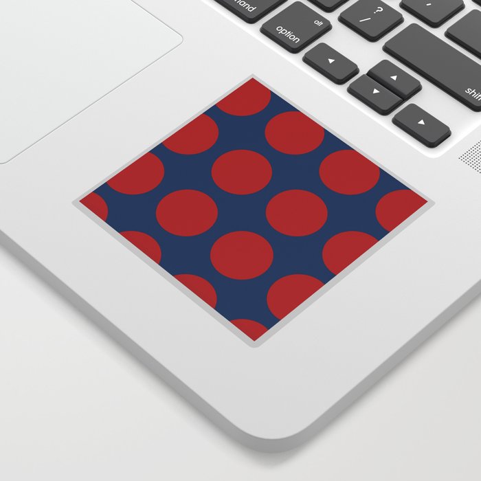 Dots red & blue Sticker