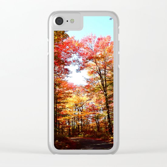Eastern Quebec in Autumn Clear iPhone Case