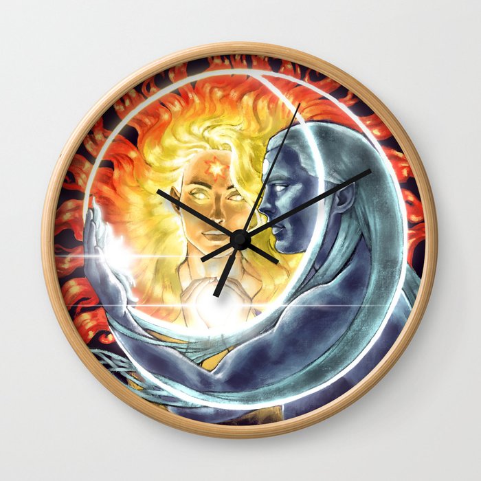 The Sun and The Moon Wall Clock