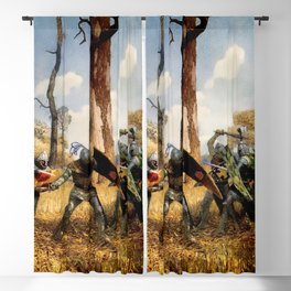 “They Fought on Foot” by NC Wyeth Blackout Curtain
