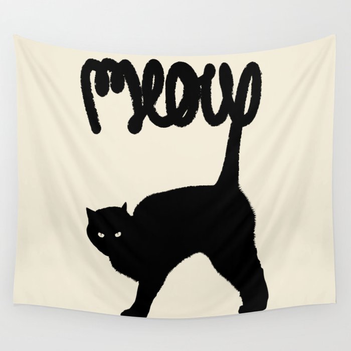 Meow Wall Tapestry