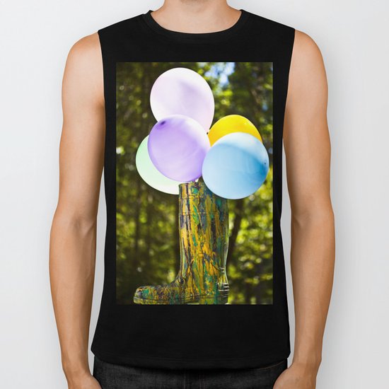 Boot And Balloons Biker Tank
