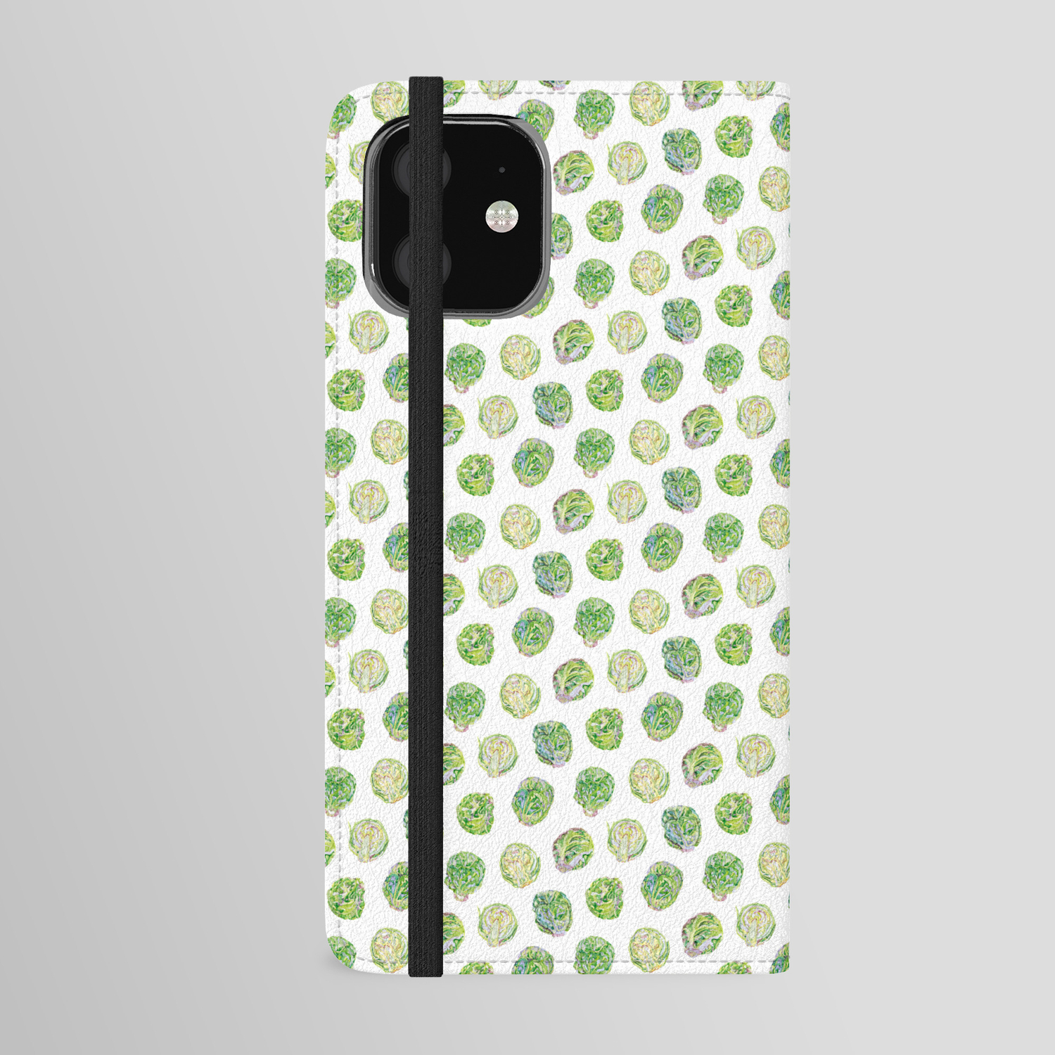 Brussel Sprouts Pattern Iphone Wallet Case By Beccaboyce Society6