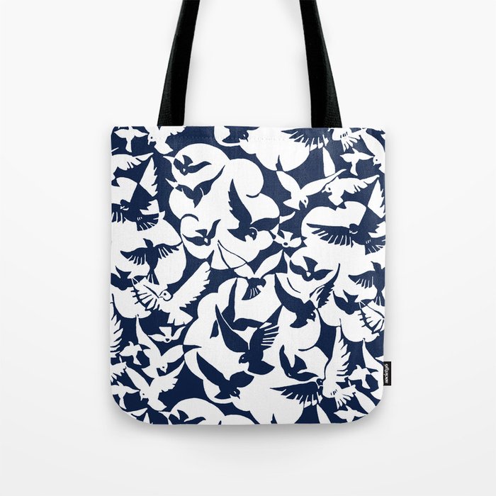 Birds pattern Tote Bag